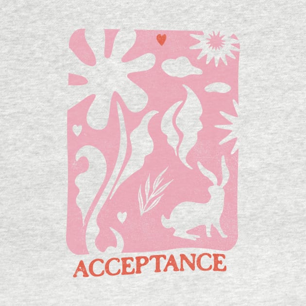 Boho Pink Acceptance by Annelie